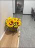 赟娅向日葵假花仿真花摆设客厅餐桌花艺摆件家居装饰塑料花束绢花盆栽 大向日葵+草编篮 实拍图