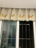 尚策小花朵ins厨房半帘法式蕾丝短帘文艺风田园半透光门帘白色纱窗帘 田园小花短帘 150cm*45cm 1片 免打孔 实拍图