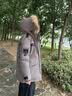 波司登（BOSIDENG）反季极寒鹅绒羽绒服男女情侣同款加厚大毛领保暖抗风外套 雪丘褐7F36 -充绒量+30%左右-700+高蓬鹅绒 L 170/92A 体重约120-130斤-卡码拍大 实拍图
