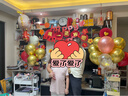 多美忆一周岁抓周生日布置周岁礼布置全套男女龙宝宝海报周岁气球套装 实拍图
