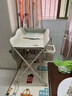 babycare尿布台多功能可折叠新生儿护理台抚触洗澡便携婴儿床-温特绿 实拍图