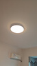 欧普（OPPLE）全光谱护眼吸顶灯卧室灯智能LED照明灯具简约现代快装圆形包安装 实拍图