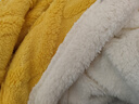 冬季塔芙绒毛毯加厚珊瑚绒小毯子办公室午睡毯沙发空调盖毯床上用 羊羔绒毯-塔芙绒黄 150x200cm【单人毯】 实拍图