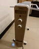 美的（Midea）【金缕衣】取暖器家用/电暖器/电暖气/加湿烘衣/13片全屋大面积取暖器/电热油汀取暖器NY2213-18GW 实拍图
