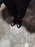 旺奈（WANGNAI）中老年女皮鞋真皮系带妈妈鞋50-60岁防滑软底头层牛皮女鞋春秋款 黑色 800016  37 (235mm) 正常尺码 实拍图