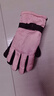 冬季新款男士保暖手套户外滑雪摩托车电动车骑行手套骑车加绒加厚 【防风加绒简约女款】--粉色 均码1双【适用于掌围19-24cm】 实拍图