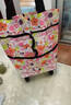 折叠购物车超市买菜拉杆拖轮拉车购物袋便携手拉包可折叠家用轮子 橙花款【颜色随机发货】 实拍图