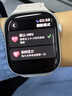 Apple/苹果 Watch Series 10 智能手表GPS+蜂窝款46毫米银色铝金属表壳丹宁色运动型表带S/M MWYF3CH/B 实拍图