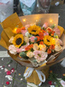莱一刻鲜花速递向日葵玫瑰混搭花束送闺蜜女友生日礼物全国同城配送 香槟向日葵花束—阳光 实拍图