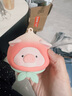 ROCK罐头猪LULU耳机包收纳包便携蓝牙耳机保护套可爱创意带挂扣硅胶防摔通用华为苹果小米OPPO漫步者 实拍图