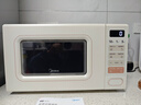 美的（Midea）小滋味系列微波炉变频家用奶油风百搭复古转盘式一级能效微波炉以旧换新20L（M2H2） 实拍图