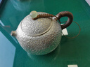 银器时代纯手工锤纹西施壶一张打银壶泡茶壶足银999家用银茶壶送礼银茶具 小号石纹款130克+证书 230ml 实拍图