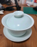 左茗右器 青瓷盖碗茶杯 景德镇陶瓷三才杯 泡茶碗 功夫茶具家用泡茶器 富贵粉青盖碗-150ml 实拍图