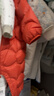 巴拉巴拉童装婴儿连体衣轻薄羽绒服宝宝衣服2025冬装抱衣爬服男童女童萌趣 红色糖葫芦-白鸭绒 80 cm-充绒量41g 实拍图