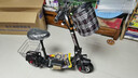 永久电动滑板车便携两轮代步车电瓶车迷你小型代驾折叠电动车锂电池 48V黑/30-40KM/旗舰版强动力 实拍图