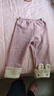 迷你巴拉女童冬新款裤子萌趣可爱弹力长裤【打底裤】 紫红60211 90 cm 实拍图