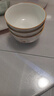 陶瓷碗家用喜庆乔迁新居碗碟餐具套装岁月静好饭碗 岁月静好3碗 实拍图