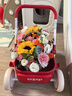 kidpop宝宝学步车可调速婴儿多功能手推车防侧翻助步车周岁礼物 活力红 实拍图