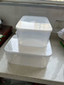 禧天龙冰箱保鲜盒食品级冰箱收纳盒塑料密封盒蔬菜水果冷冻盒 7.3L 3个 实拍图
