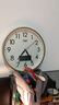 康巴丝（Compas）挂钟简约钟表创意客厅办公2025款石英钟挂墙卧室日历时钟 3221B金色（日历款） 10英寸 （直径26厘米） 实拍图