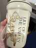 格米（germ）保温杯女士高颜值大容量咖啡水杯学生杯三八节礼物杯390ml铃兰白 实拍图