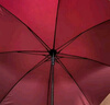 米波迪（Meebordi）8骨弯手柄双人男士商务半自动长柄防风高尔夫伞酒红色可定制 实拍图