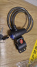 山地自行车锁防盗密码钢丝锁加粗固定钥匙锁抗剪单车装备配件折叠 钥匙锁-85cm-带锁架（简装） 实拍图