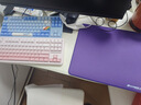 白泽紫微帝星电竞鼠标垫中性偏涩类99职业级布FPS瓦csgo无畏契约CF控制游戏布垫 【凝夜紫】软橡胶底5mm 360*300mm 实拍图