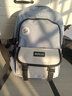 朗斐双肩包男士背包初中高中大学生大容量书包女旅行商务笔记本电脑包 黑色大号+挂件+随机徽章 实拍图