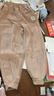 拉比儿童束口长裤宝宝百搭休闲裤子25秋冬新款男女童 卡其色 120 cm 实拍图