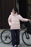 波司登（BOSIDENG）25年新款羽绒服90绒女短款连帽保暖防风修身加厚外套B250245112XS 春桃粉|1857-玫瑰可露丽 XS 155/80A 体重约110以内 实拍图