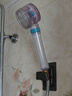 复旦申花过滤增压花洒喷头净化除氯手持花洒加压洗澡淋浴多功能莲蓬头 水晶标配+3只ACF滤芯 实拍图
