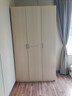 全友家居成品现代简约风大衣柜顶柜组合家用卧室家具柜子衣橱 【白橡木色】1.2m三门衣柜 多规格灵活组合+科学分区收纳 实拍图