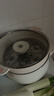 美的（Midea）电煮锅 电蒸锅 电炒锅 电热锅 2.6L分体式 小型1-2人学生宿舍多功能锅泡面锅 XZC2088S 配蒸笼 实拍图
