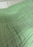 全棉时代浴巾纯棉速吸易干六层素色水洗纱布浴巾淡翠绿80cm×140cm 实拍图