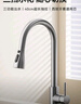 京东京造 厨房水龙头304不锈钢双水花360°旋转冷热双控适用于水槽洗菜盆 实拍图