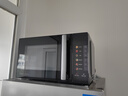 美的（Midea）空气炸微波炉烤箱一体机 800W变频  不锈钢腔体 智能解冻  低噪音23L（C2F1） 实拍图