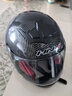 HNJ摩托车头盔男女全盔新3C国标认证四季通用越野机车A1夏季头盔 碳纤纹（标配透明片) 均码 实拍图