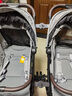 babynest双胞胎婴儿推车可坐可躺可拆分轻便折叠高景观新生儿童双人0-3岁 [酷炫黑+睡篮]*2[四代] 实拍图