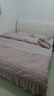 福瑟【现货闪发】实木床轻奢皮艺床简约婚床软包奶油风主卧双人大床 奶油白+22cm乳胶弹簧垫+床头柜*1 1.8米*2米 实拍图