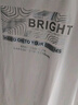 京东京造【凉感印花T】男士短袖t恤抗菌防螨bright浅灰L 实拍图