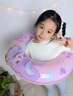 361°儿童游泳圈男女童防侧翻初学者宝宝可爱腋下圈充气救生圈夏日粉 实拍图