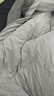 洁丽雅3A抗菌100%纯棉新疆棉被罩床上用品双人被套220*240cm 深灰+浅灰 实拍图
