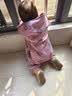 迷你巴拉（minibala）【双面穿】巴拉婴儿连体衣棉服外出幼儿衣服保暖双面绒两面穿外套 紫色调00377 90cm 实拍图