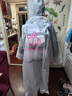牧萌（moremerry）儿童雨衣男女童学生上学带书包位雨披 维尔兔 5XL  实拍图