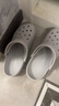 crocs卡骆驰檀健次同款洞洞鞋男沙滩鞋|10001 大气灰-1FT 43(270mm) 实拍图