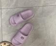 百慕倾臣小熊儿童拖鞋男女童夏季新款室内家居亲子一家三口小孩防滑凉拖 紫色 32-33 正码 实拍图