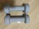 Keep 彩色浸塑哑铃 男士女士家用健身肌肉手臂塑形轻重量水蓝 2kg*2 实拍图
