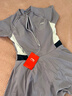 李宁（LI-NING）泳衣女连体裙式游泳衣遮肚显瘦抗氯速干温泉泳装546 紫色 XXL  实拍图