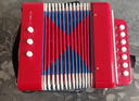 FEIFAN儿童手风琴7键早教音乐启蒙玩具节日生日乐器礼物 红色 实拍图